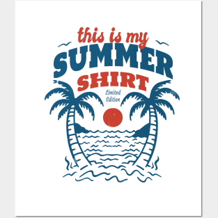 This is my Summer Shirt Retro Vintage Holiday Art Posters and Art